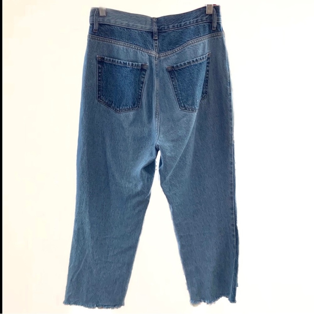 Pacsun High Rise Straight Patchwork Multi-Wash De… - image 8